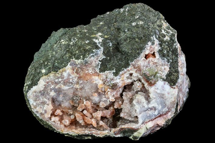 Quartz Perimorph (Stalactitic) Geode - Morocco #109445